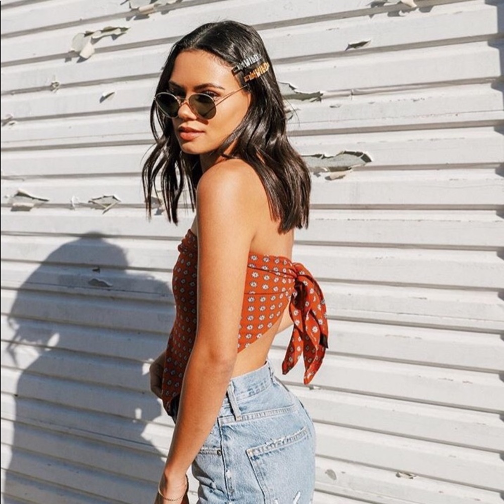 Cute lulus bandana tube top